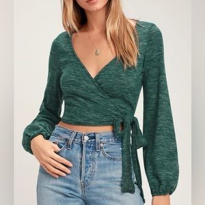 Lulus Wrap Crop Top